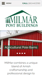 Mobile Screenshot of milmarpolebuildings.com